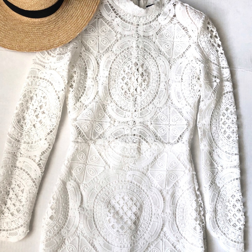 The Vintage Shop white lace dress size small